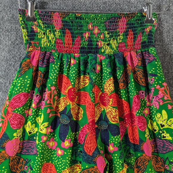 SIENNA SKY Pants Large Wide Bell Bottom Hippie Flower Halloween Costume Cosplay - Picture 8 of 11